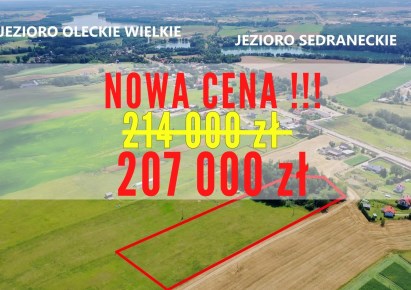 działka na sprzedaż - Olecko (gw), Sedranki